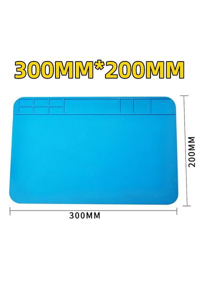 Choice 300mm X 200mm Repair Pad Insulation Heat-resistant Soldering Station Silicon Soldering Mat Work Pad