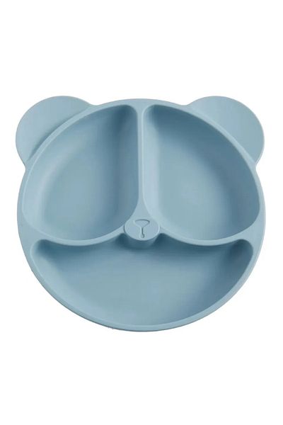 Choice 1pc 20x20x3cm Cute Bear Baby Food Supplement Tableware - Food Grade Silicone Suction Cup Dinner P...