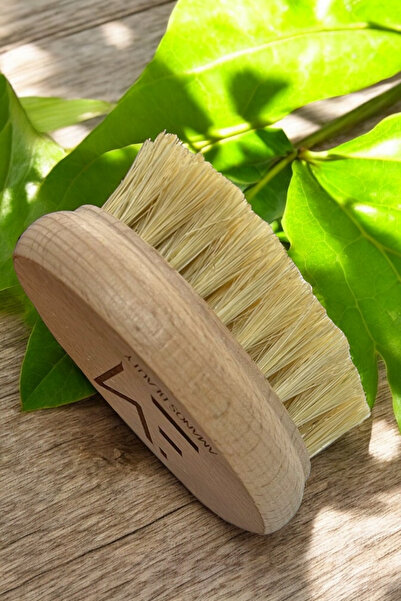 EM AMANOS BEAUTY %100 Vegan Tampiko Otu Tırnak Fırçası Doğal Temizlik Sağlıklı Tırnak Görünümü Kuru Fırçalama Ritüeli