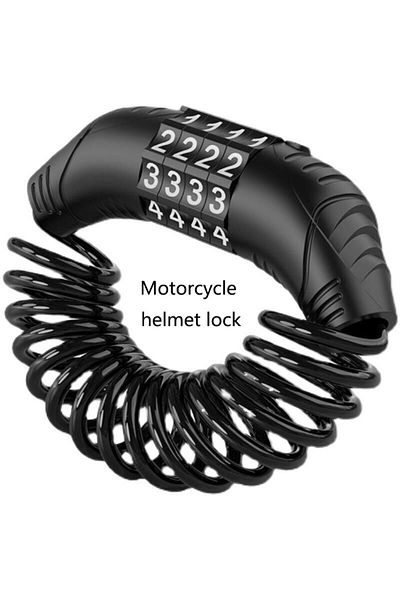 Choice 1 Pc Universal Motorcycle Electric Cars Security Helmet Password Wire Lock Portable Anti-theft Mt...