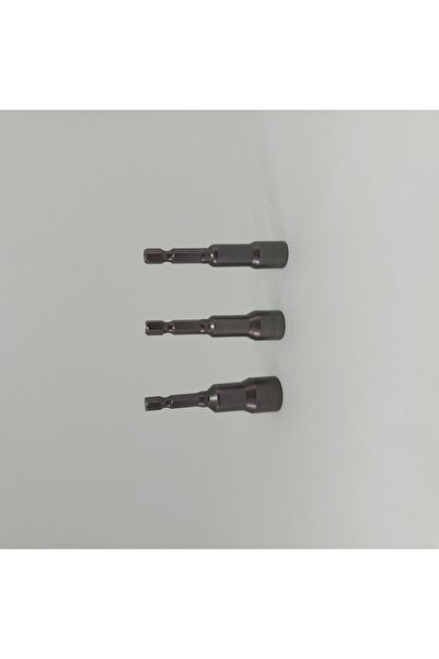 RAMDET 3 Parça Manyetik Somun Adaptörü Bits Lokma Adaptörü Seti 8-10-13 Mm Cı...