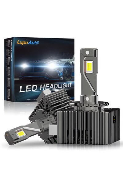 Choice3 مصابيح أمامية LED من نوع D3S (D3R) بقوة 120 واط وشدة إضاءة 60000 لومن...