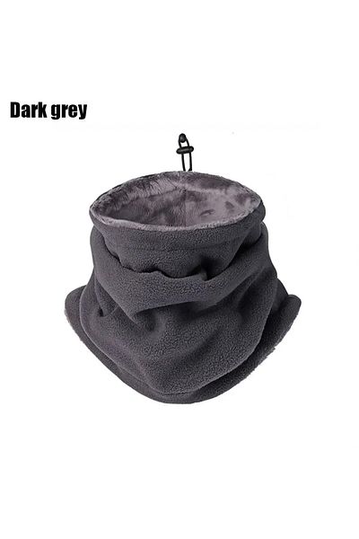 Choice Grey Winter Motorcyclewarm Mask Men Women Fleece Neck Outdoor Warmer Windproof Scarf Camping Hiking