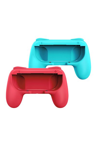 Choice Red And Blue Data Frog 2 Pack Grips For Joycon Comfort Holder Grip For Joycon Compatible With Ninten