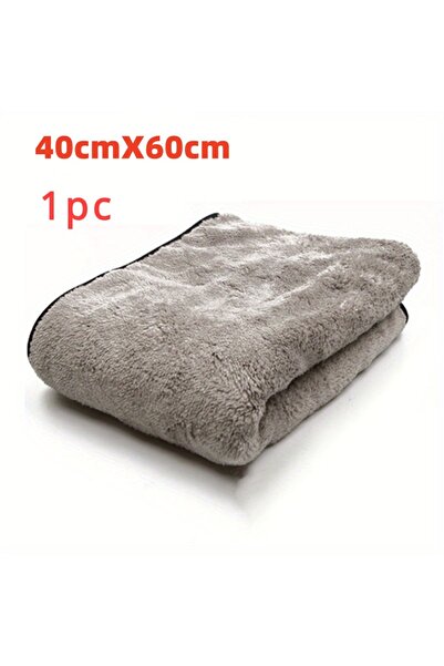 Choice منشفة من الألياف الدقيقة باللون الرمادي الفاتح، قطعة واحدة، ملحقات غسي...