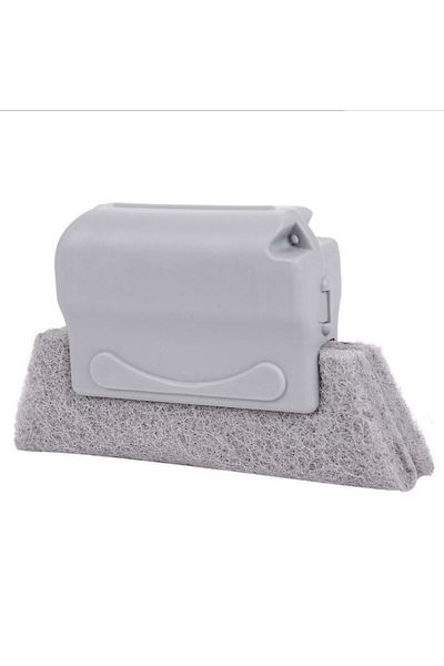 Choice Grey Multi functional 2-in-1 window groove cleaning brush,door and window groove brushglass window g