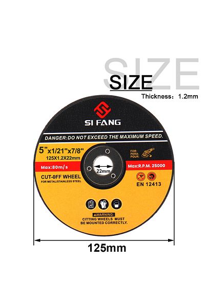 Choice 5PCS 125mm 5Pcs/Set 75/115/125mm Metal Cutting Disc Angle Grinder Saw Blade Resin Grinding Wheel Dis