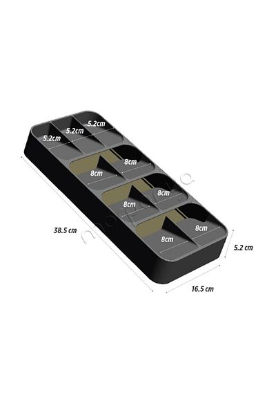 CMT 9-Compartment Drawer Cutlery Organizer
