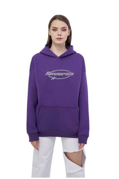 YÜKSEL IŞIK Унісекс-светр з капюшоном Basic - з каменним принтом, 100% бавовна