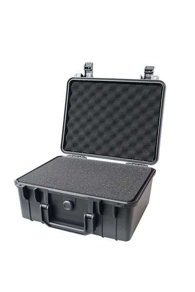 toohr 280x240x130mm Black 280x240x130mm Toolbox Safety Protector Box Organizer Hardware Storage Tool Case