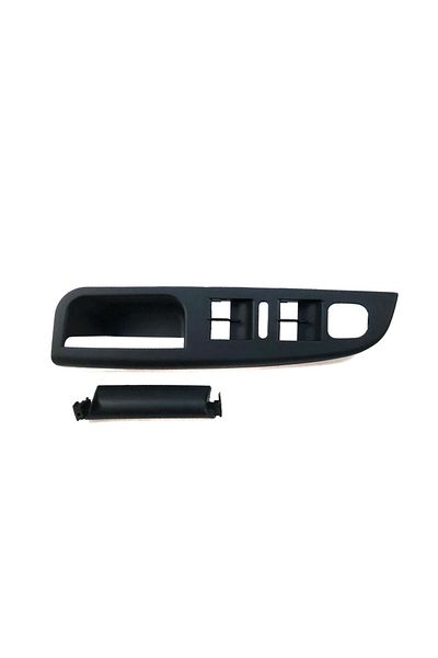 Choice 2 Pcs Black Black Front Left Driver Window Switch Panel Bracket Base Door Handle For Vw Mk5 Golf 200