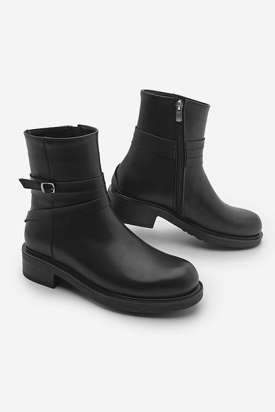 Marjin Γυναικείες casual μπότες Lorette Black - με αγκράφα