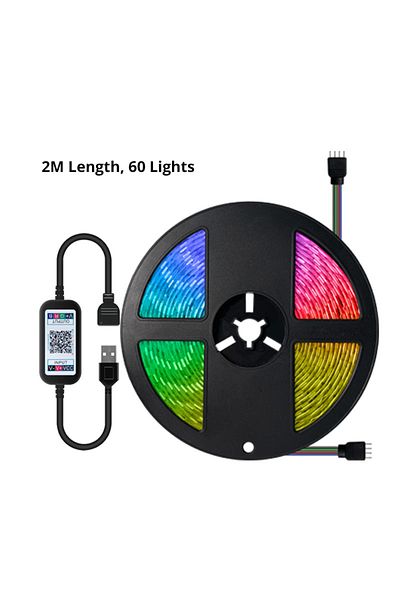 Choice Medium 2m Colorful Background Atmosphere Light Strips 5050rgb Color Bluetooth 5v Light Set Tv Bedsid