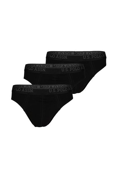 U.S. Polo Assn. Ανδρικά μαύρα εσώρουχα κάτω 50302523 -VR046