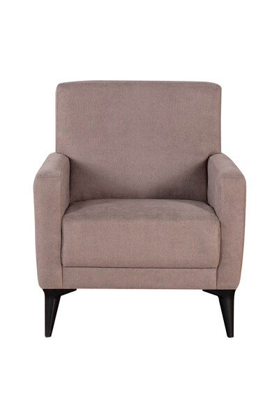 Kilim Mobilya Linda Berjer Yüksek Ayaklı Açık Kahverengi