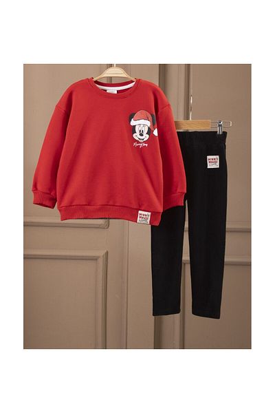 CİCHLİD Mini Mouse Patterned Tee Suit