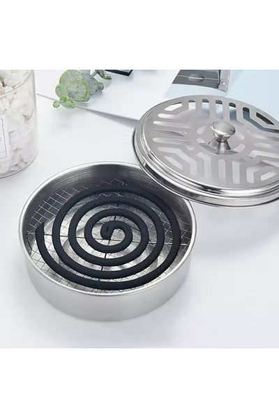 Choice 1PC Incense Holder, Mosquito Coil Tray Holder For Household With Lid, Outdoor Mosquito Coil Box, ...