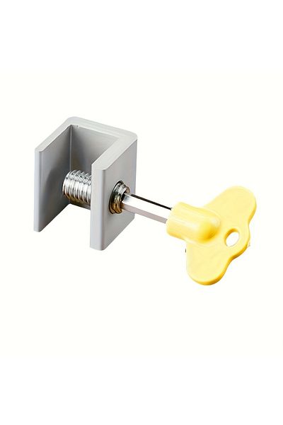 Choice Yellow 4pcs Aluminum Alloy Window Lock Stopper Sliding Window Anti-theft Lock Window Sliding Door Ba