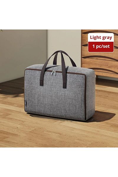 Choice 50x35x20cm Light Grey 1pc Household Oxford Clothes And Quilt Storage Bag Durable And Waterproof Lugg