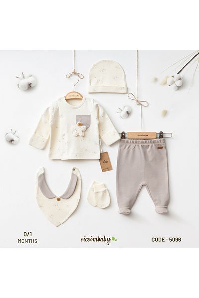 ciccimbaby 5-Piece Mobile Stars Zibin Set