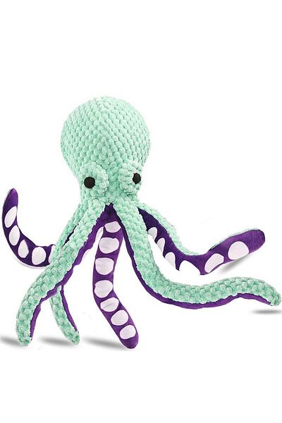 Choice Dog pet plush octopus toy interactive sound anti-demolition home large and small dog boredom comp...