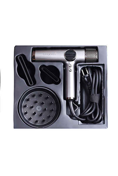 LazyBee Blow Dryer and Hair Dryer - with Three Different Styling Head Set - Does Not Burn Hair