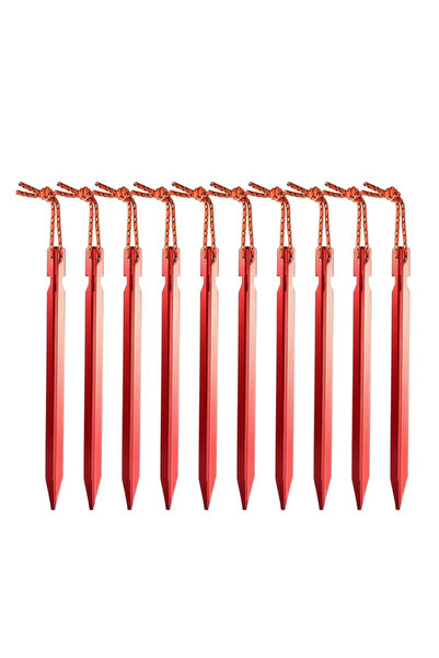 Choice 10 Pcs/lot 18cm Aluminum Alloy Tent Stakes Heavy Duty Travel Outdoor Camping Accessories Tarp...