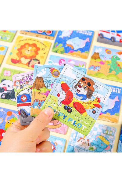 Choice 20 قطعة عشوائية من الألغاز بنمط حيوانات كرتونية ألعاب تعليمية للأطفال ...