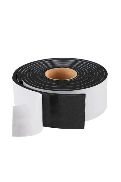Choice شريط مطاطي أسود متين من مادة EVA، 50 مم، 5 مم، شريط لاصق من مادة EVA أحادي الجانب، بطول 2 متر