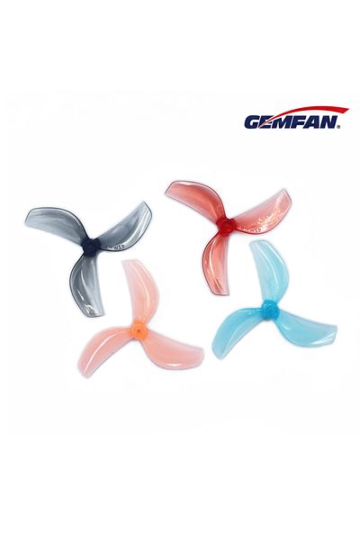 Choice 4Pairs Gray 1.5mm 8PCS Gemfan 45mm 3-Blade PC Propeller T-Mount 1mm 1.5mm 0805 Motor For FPV RC Free