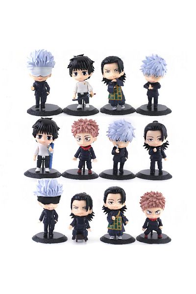 Choice Pack By Bag 12pcs/set Anime Jujutsu Kaisen Figure Model Toys 10cm
