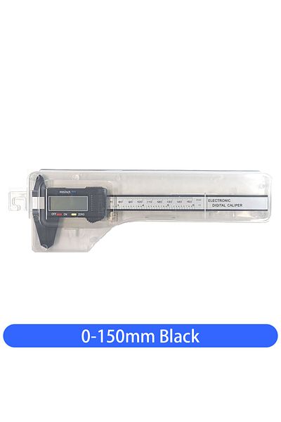 Choice 0-150mm Black Vernier Caliper 0-150mm Digital Display Electronic High Precision Jewelry Play Jade Br