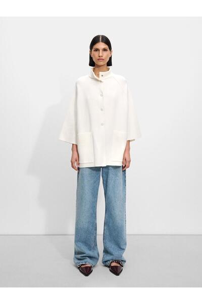 PARFOIS Düğmeli Örme Panço