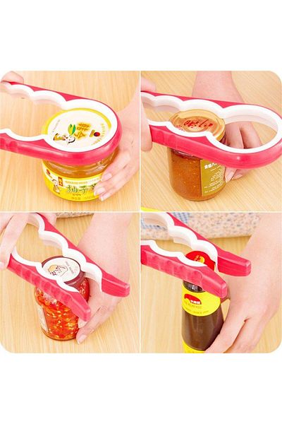 RAMDET Practical Jar Opener Bottle Opener - 4 Sizes Lid Opener