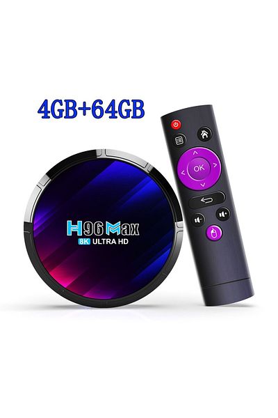 Choice American Standard 4gb 64gb Android Tv Box H96max Rk3528 Android Box Support 2.4g/5.8g Wifi6 Bt5.0 4k
