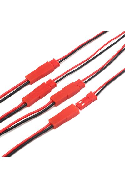 U-Angel-1988 100mm Jst Plug 20pcs 100mm 150mm 200mm Jst Male Female Connector Plug For Rc Lipo Battery Car Boat D