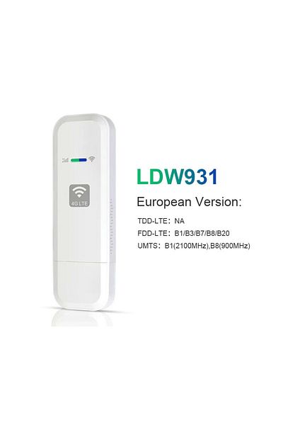 DBIT LDW931 Lte راوتر مودم 4G واي فاي بطاقة SIM دونجل محمول محمول واي فاي Uif التوصيل والتشغيل مناسب ...