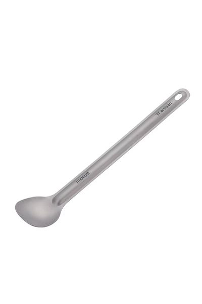 Choice Ta8119f Tiartisan Titanium Long Handle Spork Spoon Cutlery Ultralight Tableware Outdoors Portable Di