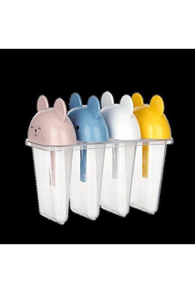 RAMDET 4-Piece Figured Practical Ice Cream Making Container with Stick Dodurma Ice Cream Container Mold