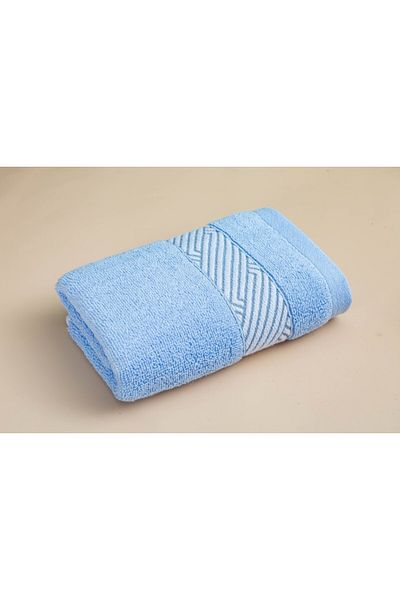 Choice Blue 1pc 35x75cm Pure Cotton Towel 35x75cm Long Staple Cotton Towels Quick-dry Thicken Soft Face Tow