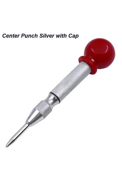 atooltour Center Punch Sl Cap Automatic Center Punch Kerner Woodworking Metal Puncher Steel Hole Self Pin Mark