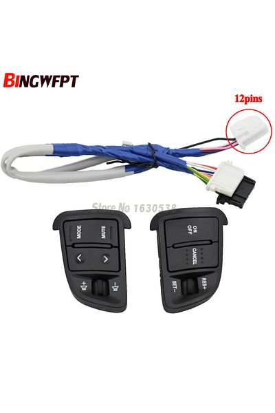 Choice Switch-12pins Multi Function Steering Wheel Audio Cruise Control Buttons For Kia Sportage Sl Wth Bac