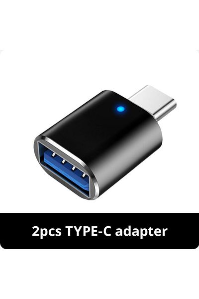 Choice 2 قطعة محول نوع C Otg محول نوع C USB C إلى USB3.0 Otg موصل محول نوع C Otg Conventer Fo