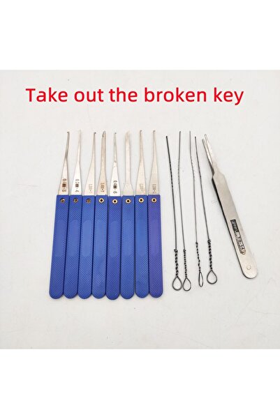 Choice 13 قطعة من أدوات الأقفال اليدوية القوية لفتح الأقفال، مجموعة أدوات إصل...