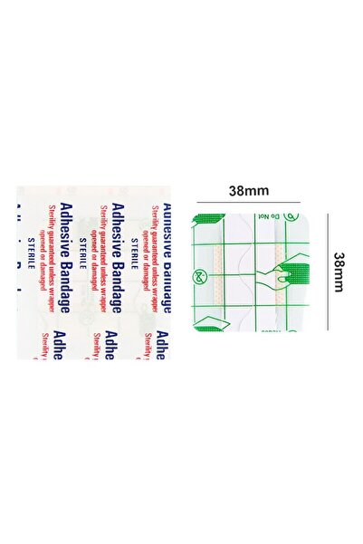 Choice 50 قطعة ضمادات لاصقة مربعة شفافة من البولي يوريثان للأطفال، مقاومة للم...