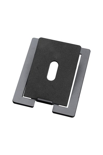 Choice Solid Black Speaker Support Base Is Made Of Carbon Steel For Tabletop Speaker Bottom Stand With Shoc