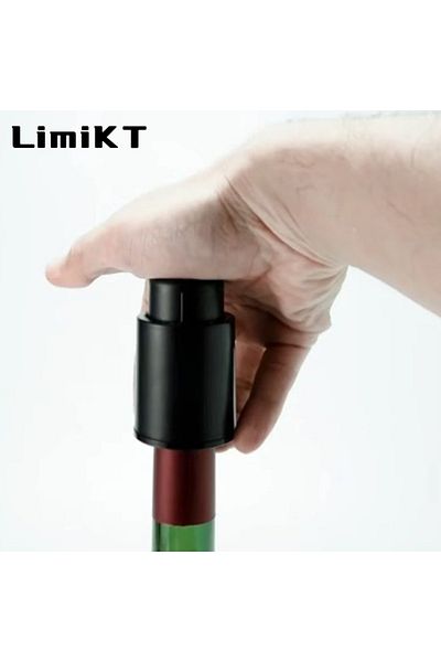 LimiKT Sp-002 Push-type Vacuum Wine Bottle Stopper With Scale For Wine Storage Stopper