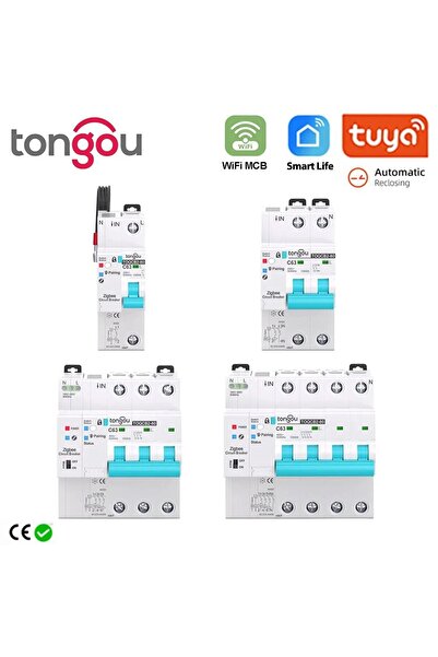 Choice1 3 1-63A قابل للتعديل TUYA MCB WIFI قاطع دائرة قياس الطاقة مؤقت الحياة...