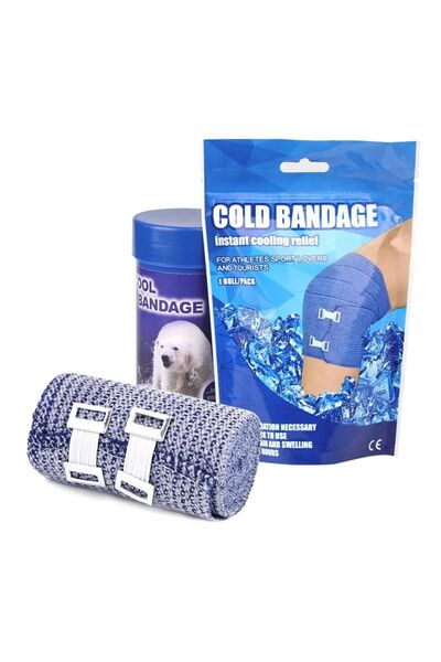 Choice 7.5 سم × 3.6 متر، لفة واحدة من ضمادة الثلج ذاتية اللصق، شريط تبريد فوري للعضلات، تبريد واستعادة العضلات