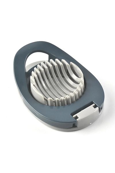 Choice Blue Grey 1pc Multipurpose Stainless Steel Wire Egg Slicer,egg Slicer For Hard Boiled Eggs, Aluminiu